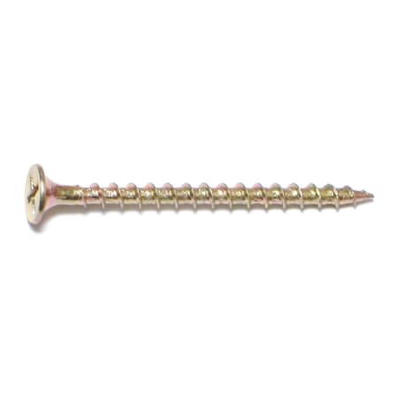 Buildright Drywall Screw, #6 x 2 in, Steel, Flat Head Phillips Drive 53986